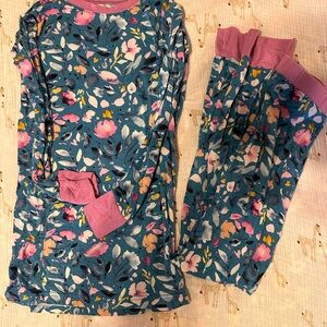 Little Sleepies Jade Floral Long Sleeve Pajama Set